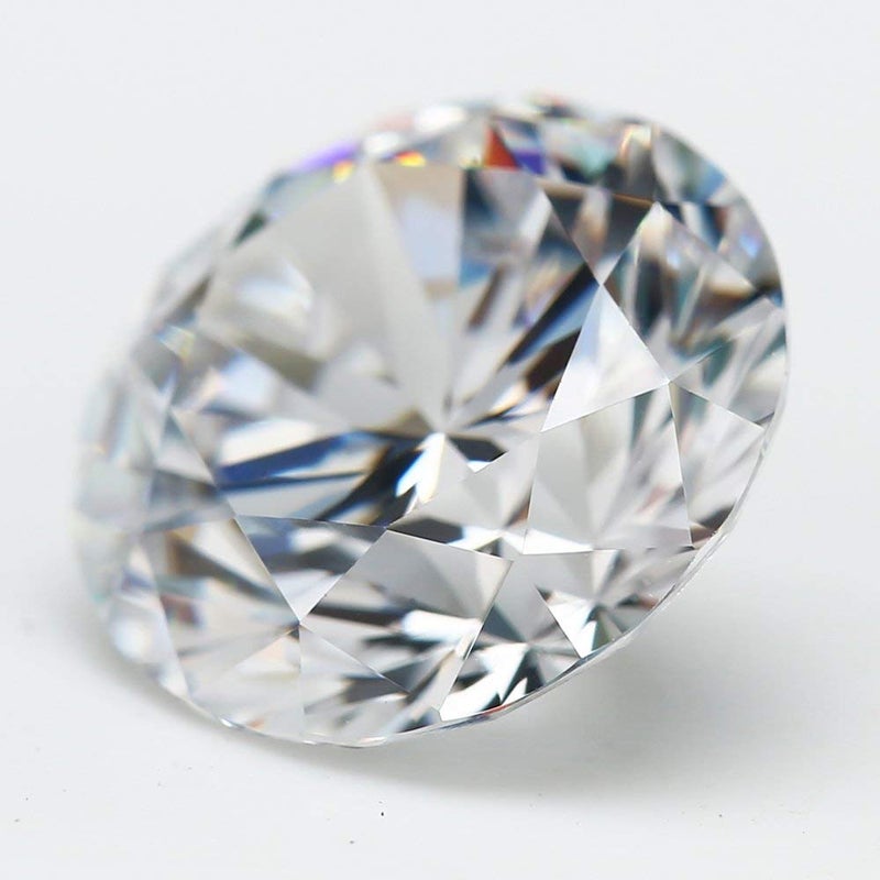 JIANGYUANGEMS 100pcs 5.5mm 5A Round Machine Cut White Cubic Zirconia Stone Loose CZ Synthetic Gemstone for Jewelry Making - Image 4